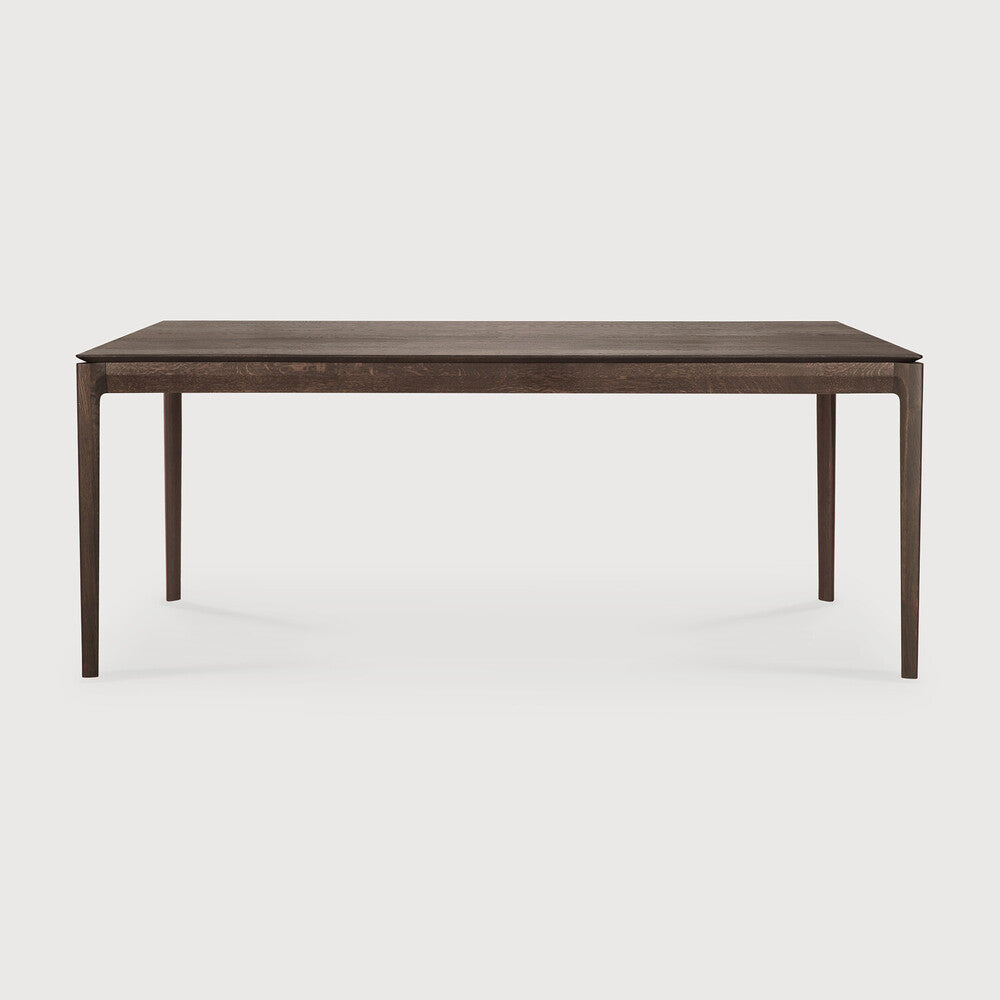 Bok Dining Table | Varnished Oak | Brown | Rectangular | 79" X 37 ...