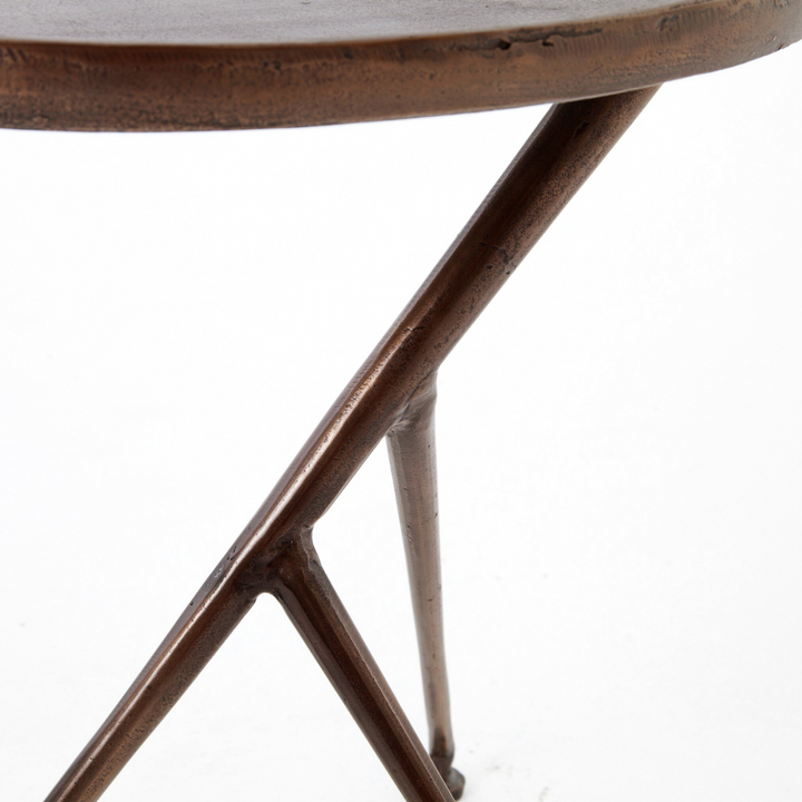 Schmidt Accent Table | Antique Rust