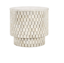 Norwood Mango Wood 25" Round End Table