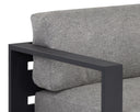 Tavira Sofa - Charcoal - Lanikai Salt And Pepper