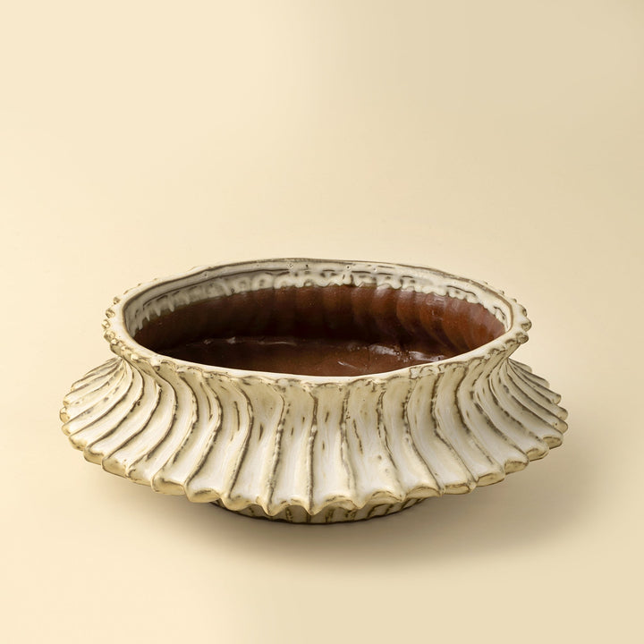 Stria Stoneware Vase