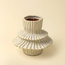 Stria Stoneware Vase | Overstock