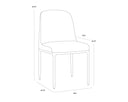 Nestor Dining Chair - Zenith Alabaster