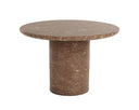 Riva Dining Table - Marble Look - Mocha - 43"