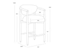 Sigrid Counter Stool - Antique Brown - Gifford Script