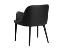 Hagan Dining Armchair - Dillon Cream / Dillon Black