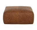 Elio Ottoman - Cognac Leather