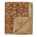Block Printed Vintage Kantha Blanket | Overstock