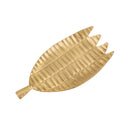 Palm Leaf Brass Trinket Dish