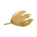 Monstera Leaf Brass Trinket Dish