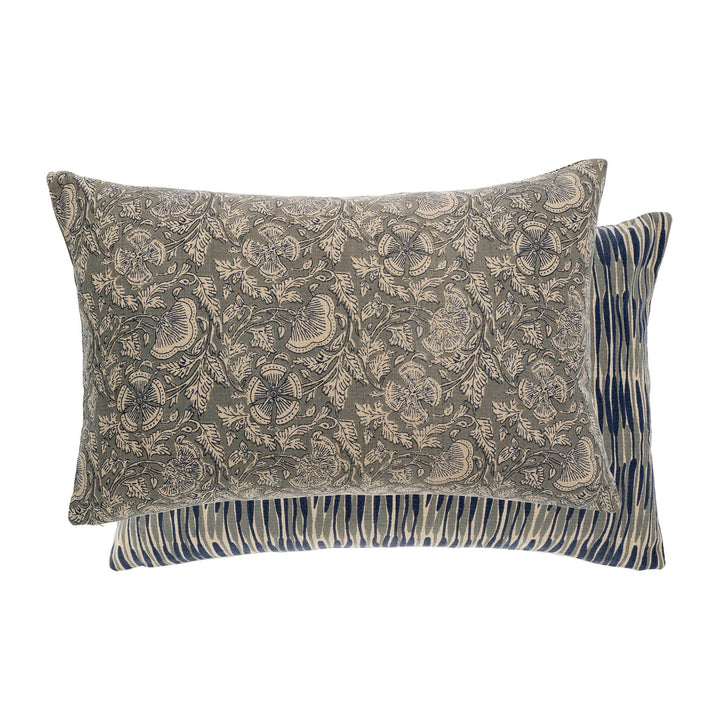 Waves & Florals Pillow