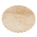 Travertine Scallop Tray | Large