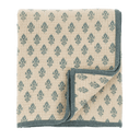 Avery Crib Blanket, Blue