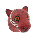 Cotton Mache Wall Trophy, Pink Leopard