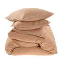 Lina Linen Duvet Set | Terracotta | Queen