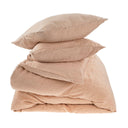 Lina Linen Duvet Set | Peony | King