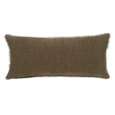 Lina Linen Pillow | Mink | 14" x 31" | Discontinued