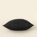 Lina Linen Pillow | Charcoal | 24" x 24"