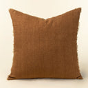 Lina Linen Pillow | Burnt Umber | 24" x 24"