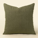 Lina Linen Pillow | Kelp | 24" x 24"