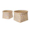 Cleo Baskets S/2, White