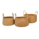 Sable Seagrass Baskets S/3