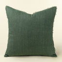 Lina Linen Pillow | Celeste Green | 24" x 24"