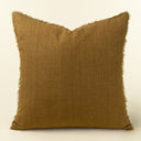 Lina Linen Pillow | Gold | 24" x 24"