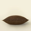 Lina Linen Pillow | Mocha | 24" x 24"