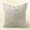 Lina Linen Pillow | Grey Stripe | 24" x 24"