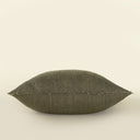 Lina Linen Pillow | Olive | 24" x 24"