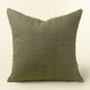 Lina Linen Pillow | Olive | 24" x 24"