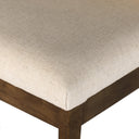 Antonia Cane Armless Dining Chair - Savile Flax | Toasted Parawood