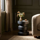 Inez End Table - Black Pine