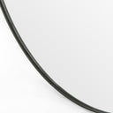Bellvue Round Mirror - Rustic Black