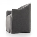 Cove Dining Chair With Casters - Bergamo Charcoal