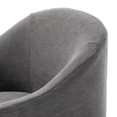 Cove Dining Chair With Casters - Bergamo Charcoal