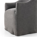 Cove Dining Chair With Casters - Bergamo Charcoal
