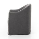 Cove Dining Chair With Casters - Bergamo Charcoal