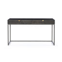 Kelby Writing Desk - Carved Vintage Brown