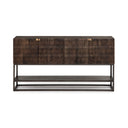 Kelby Small Media Console - Vintage Brown