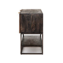 Kelby Small Media Console - Vintage Brown