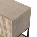 Kelby Small Media Console - Light Wash Mango