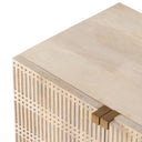 Kelby Small Media Console - Light Wash Mango