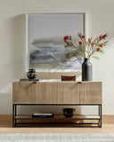 Kelby Small Media Console - Light Wash Mango