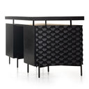 Raffael Desk - Carved Black Wash
