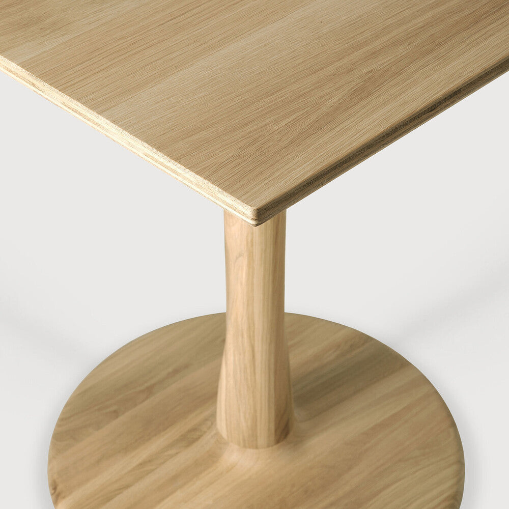 Torsion Dining Table - Varnished Oak - Square