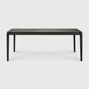 Bok Dining Table | Varnished Oak | Black | Rectangular | 79" X 37"