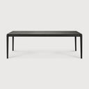 Bok Dining Table | Varnished Oak | Black | Rectangular | 94" X 39"
