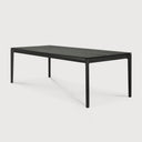 Bok Dining Table | Varnished Oak | Black | Rectangular | 94" X 39"